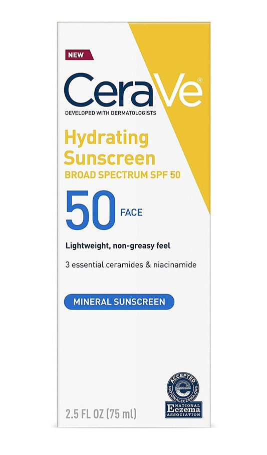 CeraVe Hydrating Mineral Sunscreen SPF 50