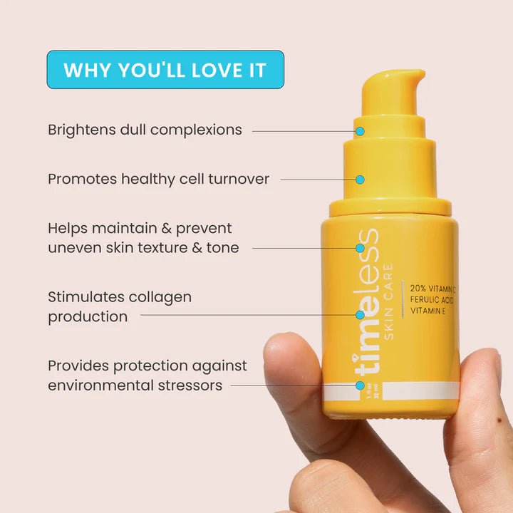 Timeless 20% Vitamin C + E Ferulic Acid Serum - 30ml