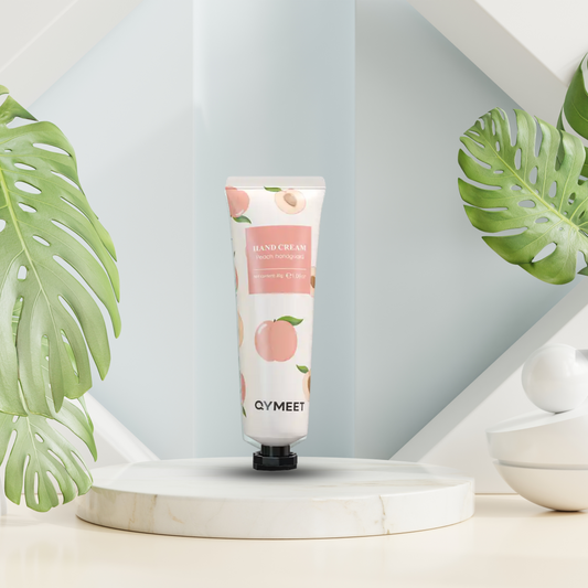 ENVICHARM,s QYMEET Peach HAND CREAM