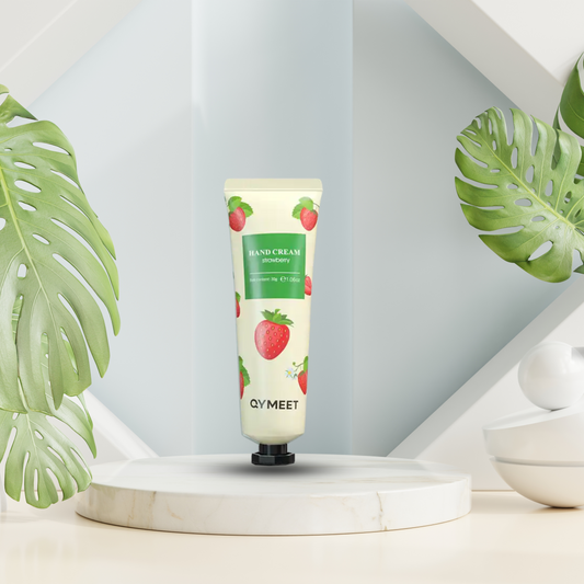 ENVICHARM,s QYMEET STRAWBERRY HAND CREAM